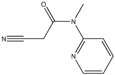 2-cyano-N-methyl-N-(pyridin-2-yl)acetamide Struktur