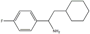 2-cyclohexyl-1-(4-fluorophenyl)ethan-1-amine Struktur