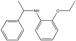 2-ethoxy-N-(1-phenylethyl)aniline Struktur