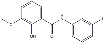 2-hydroxy-N-(3-iodophenyl)-3-methoxybenzamide Struktur