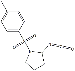 2-isocyanato-1-[(4-methylphenyl)sulfonyl]pyrrolidine Struktur