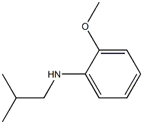 2-methoxy-N-(2-methylpropyl)aniline Struktur