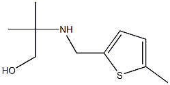 2-methyl-2-{[(5-methylthiophen-2-yl)methyl]amino}propan-1-ol Struktur