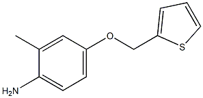 2-methyl-4-(thiophen-2-ylmethoxy)aniline Struktur