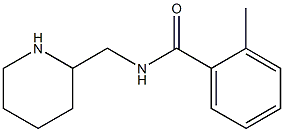 2-methyl-N-(piperidin-2-ylmethyl)benzamide Struktur