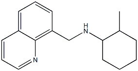 2-methyl-N-(quinolin-8-ylmethyl)cyclohexan-1-amine Struktur