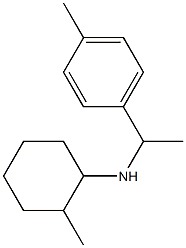 2-methyl-N-[1-(4-methylphenyl)ethyl]cyclohexan-1-amine Struktur