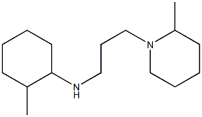 2-methyl-N-[3-(2-methylpiperidin-1-yl)propyl]cyclohexan-1-amine Struktur