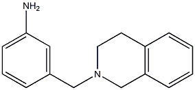 3-(1,2,3,4-tetrahydroisoquinolin-2-ylmethyl)aniline Struktur