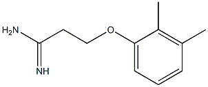 3-(2,3-dimethylphenoxy)propanimidamide Struktur