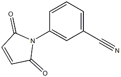 3-(2,5-dioxo-2,5-dihydro-1H-pyrrol-1-yl)benzonitrile Struktur