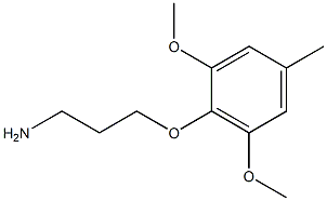 3-(2,6-dimethoxy-4-methylphenoxy)propan-1-amine Struktur