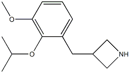 3-(2-isopropoxy-3-methoxybenzyl)azetidine Struktur