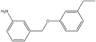 3-(3-ethylphenoxymethyl)aniline Struktur