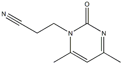 3-(4,6-dimethyl-2-oxopyrimidin-1(2H)-yl)propanenitrile Struktur