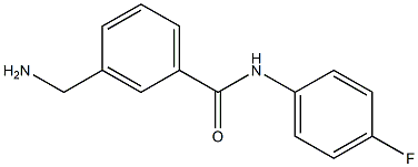 3-(aminomethyl)-N-(4-fluorophenyl)benzamide Struktur