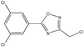 3-(chloromethyl)-5-(3,5-dichlorophenyl)-1,2,4-oxadiazole Struktur