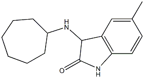 3-(cycloheptylamino)-5-methyl-2,3-dihydro-1H-indol-2-one Struktur