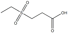 3-(ethylsulfonyl)propanoic acid Struktur