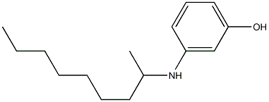 3-(nonan-2-ylamino)phenol Struktur