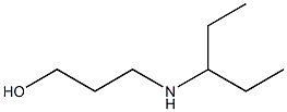 3-(pentan-3-ylamino)propan-1-ol Struktur