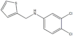 3,4-dichloro-N-(thiophen-2-ylmethyl)aniline Struktur