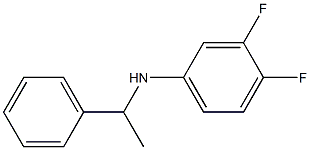 3,4-difluoro-N-(1-phenylethyl)aniline Struktur