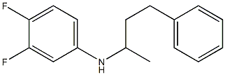 3,4-difluoro-N-(4-phenylbutan-2-yl)aniline Struktur