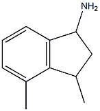 3,4-dimethyl-2,3-dihydro-1H-inden-1-amine Struktur