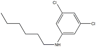 3,5-dichloro-N-hexylaniline Struktur