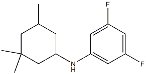 3,5-difluoro-N-(3,3,5-trimethylcyclohexyl)aniline Struktur