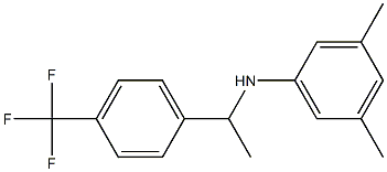 3,5-dimethyl-N-{1-[4-(trifluoromethyl)phenyl]ethyl}aniline Struktur