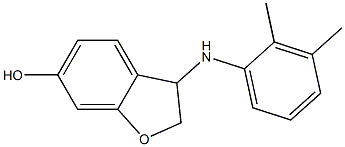 3-[(2,3-dimethylphenyl)amino]-2,3-dihydro-1-benzofuran-6-ol Struktur