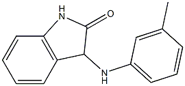 3-[(3-methylphenyl)amino]-2,3-dihydro-1H-indol-2-one Struktur