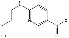 3-[(5-nitropyridin-2-yl)amino]propan-1-ol Struktur