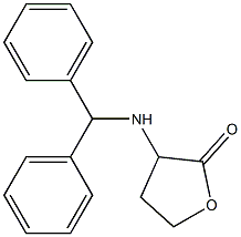 3-[(diphenylmethyl)amino]oxolan-2-one Struktur