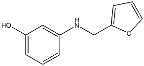 3-[(furan-2-ylmethyl)amino]phenol Struktur