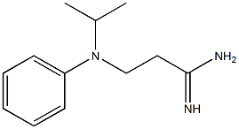 3-[isopropyl(phenyl)amino]propanimidamide Struktur