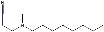 3-[methyl(octyl)amino]propanenitrile Struktur