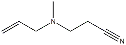 3-[methyl(prop-2-en-1-yl)amino]propanenitrile Struktur