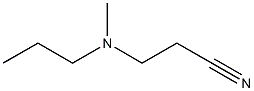 3-[methyl(propyl)amino]propanenitrile Struktur