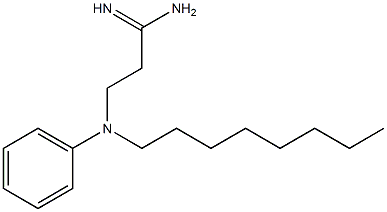 3-[octyl(phenyl)amino]propanimidamide Struktur