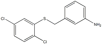 3-{[(2,5-dichlorophenyl)sulfanyl]methyl}aniline Struktur