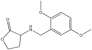 3-{[(2,5-dimethoxyphenyl)methyl]amino}oxolan-2-one Struktur