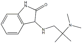 3-{[2-(dimethylamino)-2-methylpropyl]amino}-2,3-dihydro-1H-indol-2-one Struktur