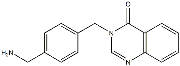 3-{[4-(aminomethyl)phenyl]methyl}-3,4-dihydroquinazolin-4-one Struktur