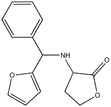 3-{[furan-2-yl(phenyl)methyl]amino}oxolan-2-one Struktur