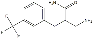 3-amino-2-{[3-(trifluoromethyl)phenyl]methyl}propanamide Struktur