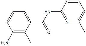 3-amino-2-methyl-N-(6-methylpyridin-2-yl)benzamide Struktur