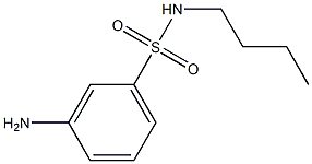 3-amino-N-butylbenzene-1-sulfonamide Struktur